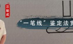 汪骏成 “一笔线” 鉴定法深度解析