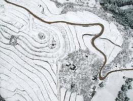 全国多地迎降雪 美景如画